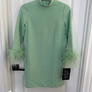 Tuckernuck Mint Mod Feather Dress